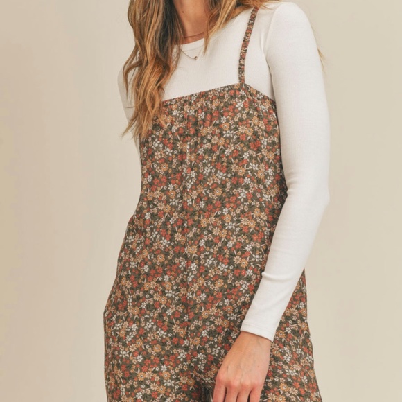 Floral Jumpsuit - Picture 3 of 3